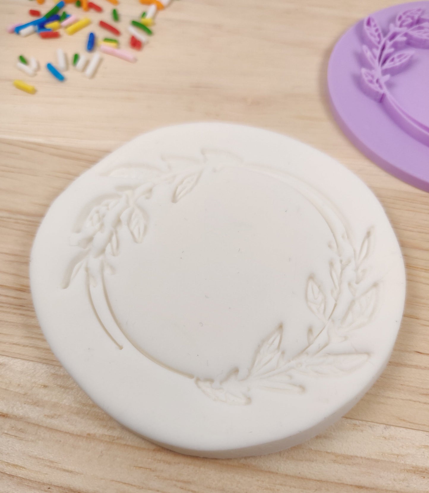 Leaf Border Fondant Stamp