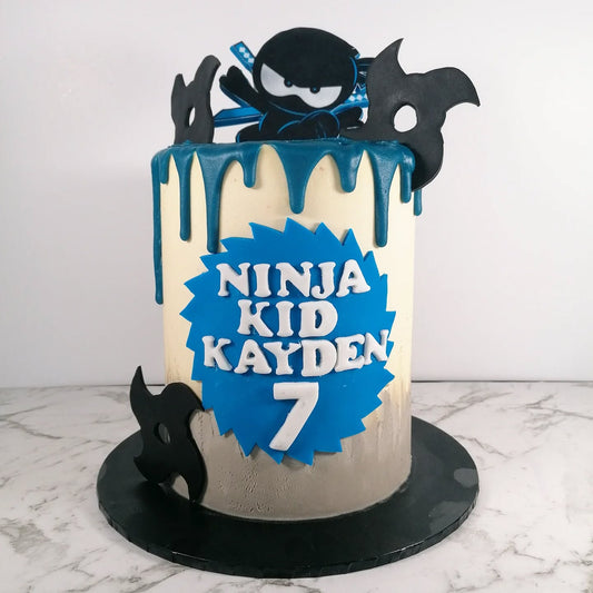 Ninja Theme Cake