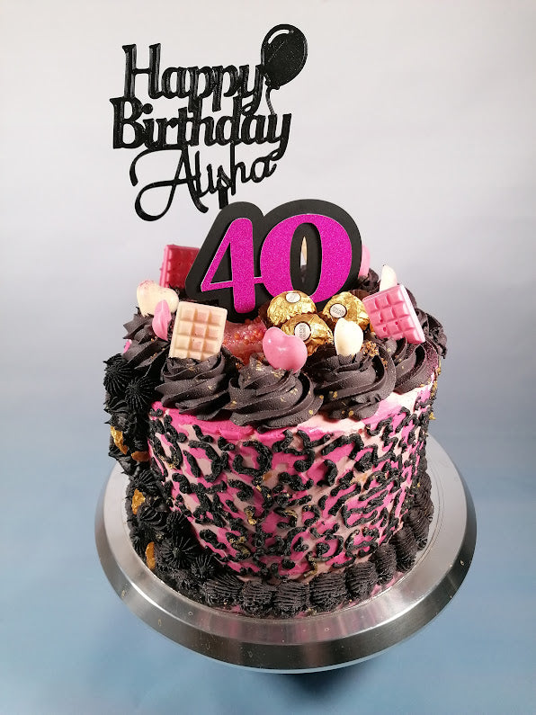 Custom Happy Birthday 3D Printed Cake Topper – Sweet As Cakes NZ